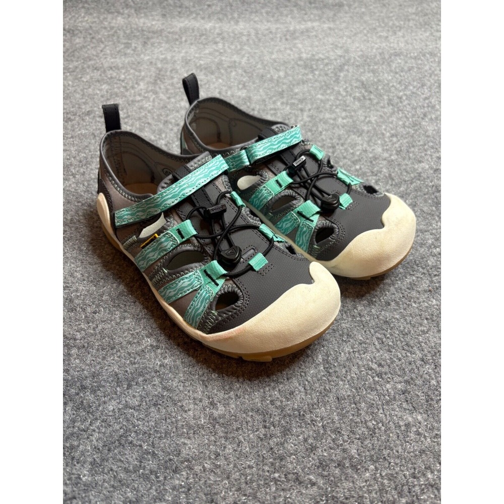 Keen Sandals Kids Size 6 Legion Blue Gray Aqua Knotch Hollow Water Camping Hike